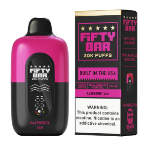 Fifty Bar 20K Nicotine Disposable and Fruitia X Fifty Bar