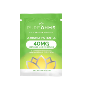 Pure Ohms Green 40mg Singles