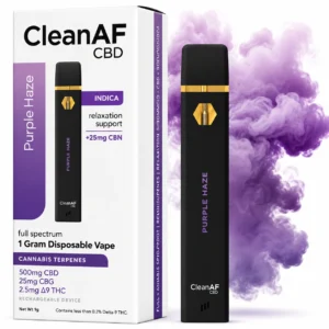 CleanAF CBD Purple Haze - Indica