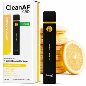CleanAF CBD Lemon Cookies - Hybrid