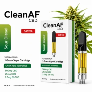 CleanAF CBD Sour Diesel - Sativa